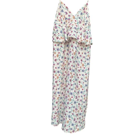 Jenny K Future Collective Dress Floral Empire Ruffle Midi Sundress Size 14 NWOT - Picture 1 of 8